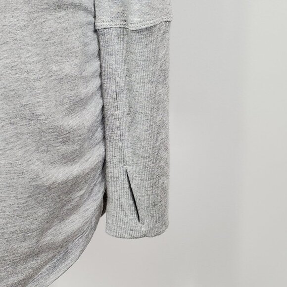 Athleta Drishti Modal Ruched Long Sleeve Sweatshirt Tunic Top Size M - Picture 4 of 16